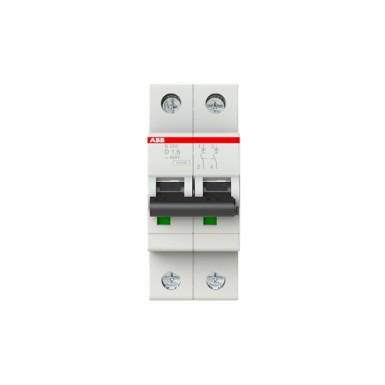 2CDS252001R0971 - S202-D 1,6 Miniature Circuit Breaker - ABB - S202-D 1,6 Miniature Circuit Breaker - ABB - 0