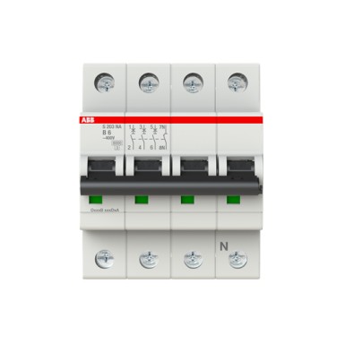 2CDS253103R0065 - S203-B 6 NA Miniature Circuit Breaker - ABB - S203-B 6 NA Miniature Circuit Breaker - ABB - 0