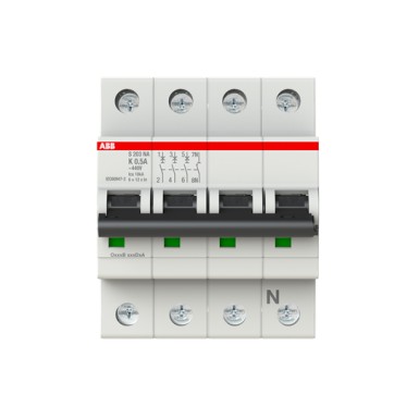 2CDS253103R0157 - S203-K 0,5 NA Miniature Circuit Breaker - ABB - S203-K 0,5 NA Miniature Circuit Breaker - ABB - 0