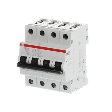 2CDS253103R0204 - S203-C 20 NA Miniature Circuit Breaker - ABB - S203-C 20 NA Miniature Circuit Breaker - ABB - 6