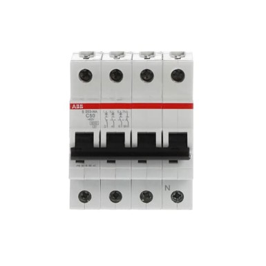 2CDS253103R0504 - S203-C 50 NA Miniature Circuit Breaker - ABB - S203-C 50 NA Miniature Circuit Breaker - ABB - 0