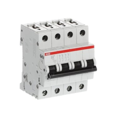 2CDS254001R0065 - S204-B 6 Miniature Circuit Breaker - ABB - S204-B 6 Miniature Circuit Breaker - ABB - 3