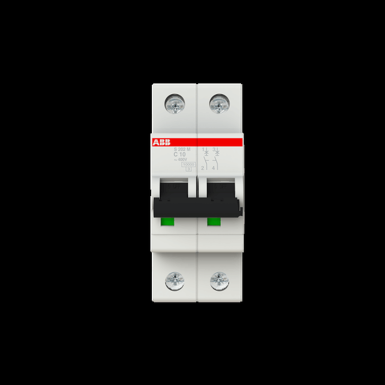 2CDS272001R0104 - Circuit breaker S202M 2P 10A Curve C Screw connection - 15KA (2 modules) - 2CDS272001R0104 - ABB - Circuit breaker S202M 2P 10A Curve C Screw connection - 15KA (2 modules) - 2CDS272001R0104 - ABB - 2