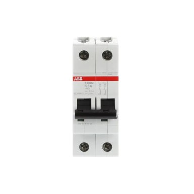 2CDS272001R0407 - S202M-K 8  Miniature Circuit Breaker - ABB - S202M-K 8  Miniature Circuit Breaker - ABB - 3