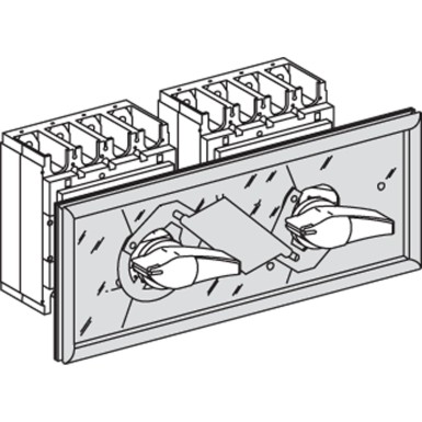 31074 - Interlocking for devices with direct/extended rotary handle 320...630 A - Schneider Electric - Interlocking for devices with direct/extended rotary handle 320...630 A - Schneider Electric - 0