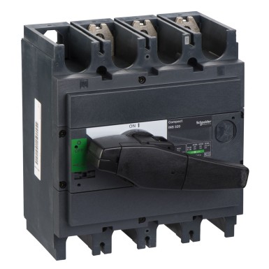 31108 - Switch disconnector, Compact INS320 , 320 A, standard version with black rotary handle, 3 poles - Schneider Electric - Switch disconnector, Compact INS320 , 320 A, standard version with black rotary handle, 3 poles - Schneider Electric - 0