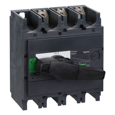 31114 - Switch disconnector, Compact INS630 , 630 A, standard version with black rotary handle, 3 poles - Schneider Electric - Switch disconnector, Compact INS630 , 630 A, standard version with black rotary handle, 3 poles - Schneider Electric - 0