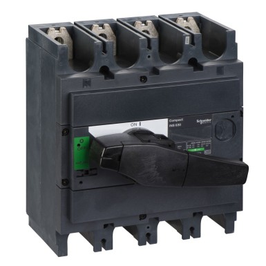 31115 - Switch disconnector, Compact INS630 , 630 A, standard version with black rotary handle, 4 poles - Schneider Electric - Switch disconnector, Compact INS630 , 630 A, standard version with black rotary handle, 4 poles - Schneider Electric - 0