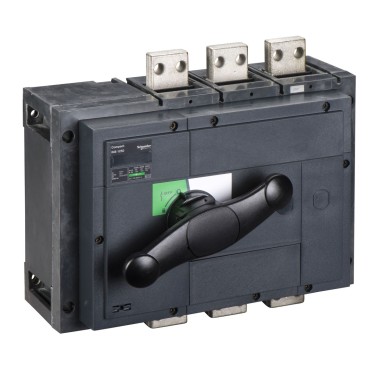 31334 - Switch disconnector, Compact INS1250 , 1250 A, standard version with black rotary handle, 3 poles - Schneider Electric - Switch disconnector, Compact INS1250 , 1250 A, standard version with black rotary handle, 3 poles - Schneider Electric - 0