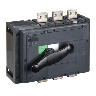 31336 - Switch disconnector, Compact INS1600 , 1600 A, standard version with black rotary handle, 3 poles - Schneider Electric - Switch disconnector, Compact INS1600 , 1600 A, standard version with black rotary handle, 3 poles - Schneider Electric - 0