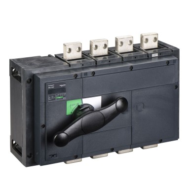 31337 - Switch disconnector, Compact INS1600 , 1600 A, standard version with black rotary handle, 4 poles - Schneider Electric - Switch disconnector, Compact INS1600 , 1600 A, standard version with black rotary handle, 4 poles - Schneider Electric - 0