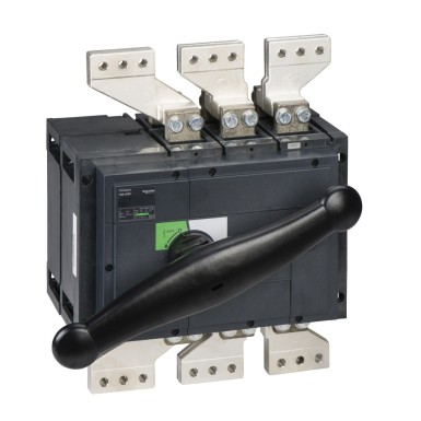 31340 - switch disconnector, Compact INS2500 , 2500 A, standard version with black rotary handle, 3 poles - Schneider Electric - switch disconnector, Compact INS2500 , 2500 A, standard version with black rotary handle, 3 poles - Schneider Electric - 0