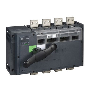 31363 - switch disconnector, Compact INV1250, visible break, 1250 A, standard version with black rotary handle, 4 poles - Schneider Electric - switch disconnector, Compact INV1250, visible break, 1250 A, standard version with black rotary handle, 4 poles - Schneider Electric - 0