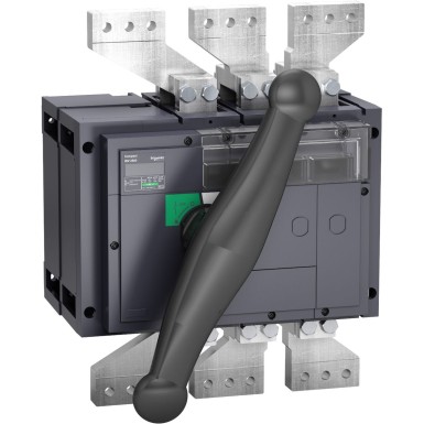 31366 - switch disconnector, Compact INV2000, visible break, 2000 A, standard version with black rotary handle, 3 poles - Schneider Electric - switch disconnector, Compact INV2000, visible break, 2000 A, standard version with black rotary handle, 3 poles - Schneider Electric - 0