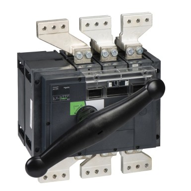 31368 - switch disconnector, Compact INV2500, visible break, 2500 A, standard version with black rotary handle, 3 poles - Schneider Electric - switch disconnector, Compact INV2500, visible break, 2500 A, standard version with black rotary handle, 3 poles - Schneider Electric - 0