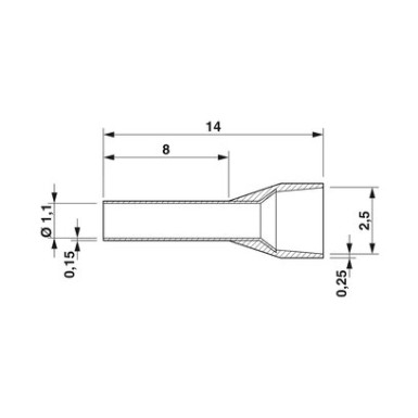 3200014 - AI 0,5 - 8 WH - Phoenix Contact - AI 0,5 - 8 WH - Phoenix Contact - 5