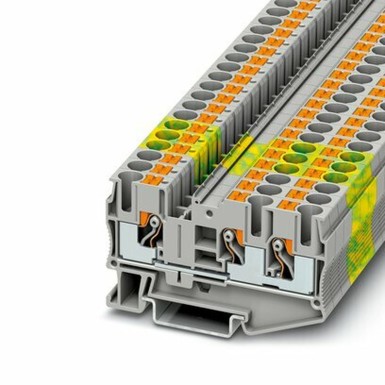 3211498 - 50 Protective conductor terminal blocks - PT 6-TWIN-PE - Pack of 50 units 3211498 - Phoenix Contact - 50 Protective conductor terminal blocks - PT 6-TWIN-PE - Pack of 50 units 3211498 - Phoenix Contact - 1