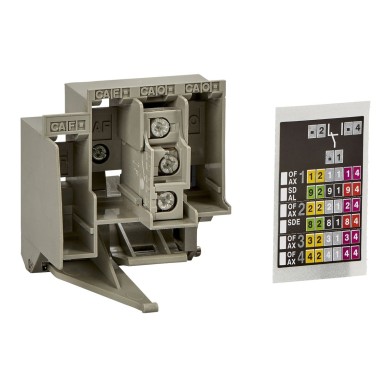 33004 - standard auxiliary contact, ComPact NS630b to NS3200, fixed, circuit breaker status SD, 1 changeover contact type - Schneider Electric - standard auxiliary contact, ComPact NS630b to NS3200, fixed, circuit breaker status SD, 1 changeover contact type - Schneider Electric - 0