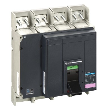 33246 - Circuit breaker frame, ComPact NS1000L, 150kA/415VAC, 1000A, fixed, manually operated, without trip unit, 4P - Schneider Electric - Circuit breaker frame, ComPact NS1000L, 150kA/415VAC, 1000A, fixed, manually operated, without trip unit, 4P - Schneider Electric - 0