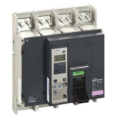 33247 - Circuit breaker ComPact NS1000N, 50 kA at 415 VAC, Micrologic 2.0 A trip unit, 1000 A, fixed,4 poles - Schneider Electric - Circuit breaker ComPact NS1000N, 50 kA at 415 VAC, Micrologic 2.0 A trip unit, 1000 A, fixed,4 poles - Schneider Electric - 0