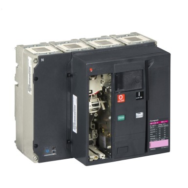 33305 - Circuit breaker frame, ComPact NS1250H, 70kA/415VAC, 1250A, fixed, electrically operated, without trip unit, 4P - Schneider Electric - Circuit breaker frame, ComPact NS1250H, 70kA/415VAC, 1250A, fixed, electrically operated, without trip unit, 4P - Schneider Electric - 0