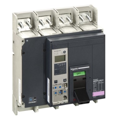 33327 - Circuit breaker ComPact NS630bN, 50 kA at 415 VAC, Micrologic 5.0 A trip unit, 630 A, fixed,4 poles - Schneider Electric - Circuit breaker ComPact NS630bN, 50 kA at 415 VAC, Micrologic 5.0 A trip unit, 630 A, fixed,4 poles - Schneider Electric - 0