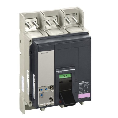 33460 - Circuit breaker ComPact NS630bN, 50 kA at 415 VAC, Micrologic 2.0 trip unit, 630 A, fixed,3 poles 3d - Schneider Electric - Circuit breaker ComPact NS630bN, 50 kA at 415 VAC, Micrologic 2.0 trip unit, 630 A, fixed,3 poles 3d - Schneider Electric - 0