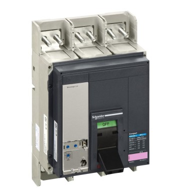 33462 - Circuit breaker ComPact NS630bL, 150 kA at 415 VAC, Micrologic 2.0 trip unit, 630 A, fixed,3 poles 3 - Schneider Electric - Circuit breaker ComPact NS630bL, 150 kA at 415 VAC, Micrologic 2.0 trip unit, 630 A, fixed,3 poles 3 - Schneider Electric - 0