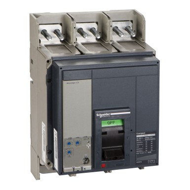 33466 - Circuit breaker ComPact NS800N, 50 kA at 415 VAC, Micrologic 2.0 trip unit, 800 A, fixed, 3 poles 3d - Schneider Electric - Circuit breaker ComPact NS800N, 50 kA at 415 VAC, Micrologic 2.0 trip unit, 800 A, fixed, 3 poles 3d - Schneider Electric - 0