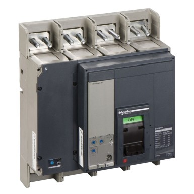 33475 - Circuit breaker ComPact NS1000N, 50 kA at 415 VAC, Micrologic 2.0 trip unit, 1000 A, fixed,4 poles 4 - Schneider Electric - Circuit breaker ComPact NS1000N, 50 kA at 415 VAC, Micrologic 2.0 trip unit, 1000 A, fixed,4 poles 4 - Schneider Electric - 0