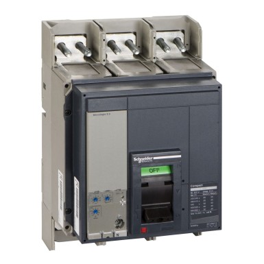 33478 - Circuit breaker ComPact NS1250N, 50 kA at 415 VAC, Micrologic 2.0 trip unit, 1250 A, fixed,3 poles 3 - Schneider Electric - Circuit breaker ComPact NS1250N, 50 kA at 415 VAC, Micrologic 2.0 trip unit, 1250 A, fixed,3 poles 3 - Schneider Electric - 0