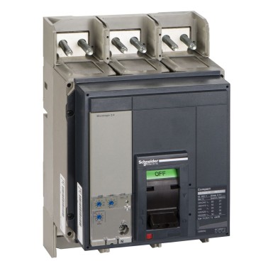 33482 - Circuit breaker ComPact NS1600N, 50 kA at 415 VAC, Micrologic 2.0 trip unit, 1600 A, fixed,3 poles 3 - Schneider Electric - Circuit breaker ComPact NS1600N, 50 kA at 415 VAC, Micrologic 2.0 trip unit, 1600 A, fixed,3 poles 3 - Schneider Electric - 0