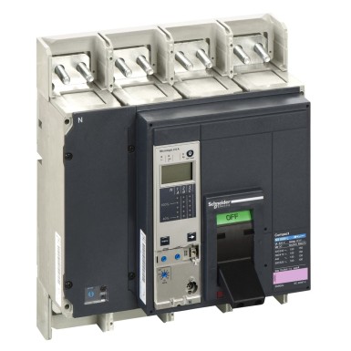 33502 - Circuit breaker ComPact NS1000L, 150 kA at 415 VAC, Micrologic 2.0 A trip unit, 1000 A, fixed,4 pole - Schneider Electric - Circuit breaker ComPact NS1000L, 150 kA at 415 VAC, Micrologic 2.0 A trip unit, 1000 A, fixed,4 pole - Schneider Electric - 0