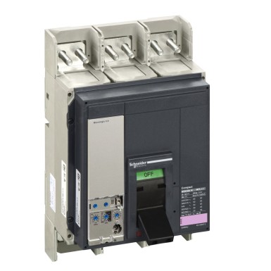 33546 - Circuit breaker ComPact NS630bN, 50 kA at 415 VAC, Micrologic 5.0 trip unit, 630 A, fixed,3 poles 3d - Schneider Electric - Circuit breaker ComPact NS630bN, 50 kA at 415 VAC, Micrologic 5.0 trip unit, 630 A, fixed,3 poles 3d - Schneider Electric - 0