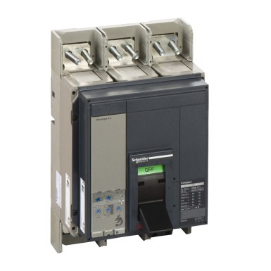 33564 - Circuit breaker ComPact NS1250N, 50 kA at 415 VAC, Micrologic 5.0 trip unit, 1250 A, fixed,3 poles 3 - Schneider Electric - Circuit breaker ComPact NS1250N, 50 kA at 415 VAC, Micrologic 5.0 trip unit, 1250 A, fixed,3 poles 3 - Schneider Electric - 0