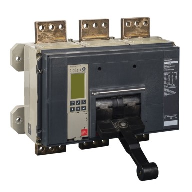 34001 - Circuit breaker frame, ComPact NS1600bH, 70kA/415VAC, 1600A, fixed, manually operated, without trip unit, 3P - Schneider Electric - Circuit breaker frame, ComPact NS1600bH, 70kA/415VAC, 1600A, fixed, manually operated, without trip unit, 3P - Schneider Electric - 0