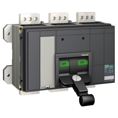 34024 - Switch disconnector, ComPact NS1600bNA, fixed, front connected, manually operated, 1600A, 3P, complete device - Schneider Electric - Switch disconnector, ComPact NS1600bNA, fixed, front connected, manually operated, 1600A, 3P, complete device - Schneider Electric - 0