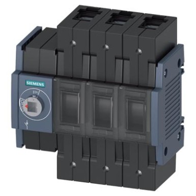 3KD2830-2NE10-0 - Switch-disconnector 80 A, Size 2, 3-pole Front operating mechanism left Basic unit without handle Box terminal - Siemens - Switch-disconnector 80 A, Size 2, 3-pole Front operating mechanism left Basic unit without handle Box terminal - Siemens - 0