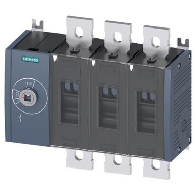 3KD4430-0QE10-0 - Switch-disconnector 500 A, Size 4, 3-pole Front operating mechanism left Basic unit without handle flat terminal - Siemens - Switch-disconnector 500 A, Size 4, 3-pole Front operating mechanism left Basic unit without handle flat terminal - Siemens - 0