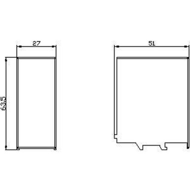 3KD9204-7 - Accessory for 3KD Size 2 Cable connection cover short version contains 6 units - Siemens - Accessory for 3KD Size 2 Cable connection cover short version contains 6 units - Siemens - 1