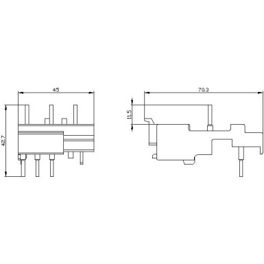 3RA1921-1DA00 - Link module Electrical and mechanical for 3RV2.1/3RV2.2 and 3RT2.1 AC and DC operation (individual u - Siemens - Link module Electrical and mechanical for 3RV2.1/3RV2.2 and 3RT2.1 AC and DC operation (individual u - Siemens - 0