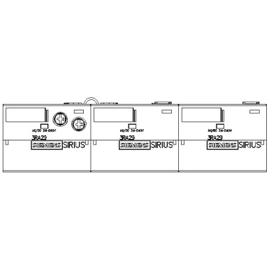 3RA2816-0EW20 - Function module star-delta (wye-delta) consisting of basic module and 2 coupling modules with integr - Siemens - Function module star-delta (wye-delta) consisting of basic module and 2 coupling modules with integr - Siemens - 5