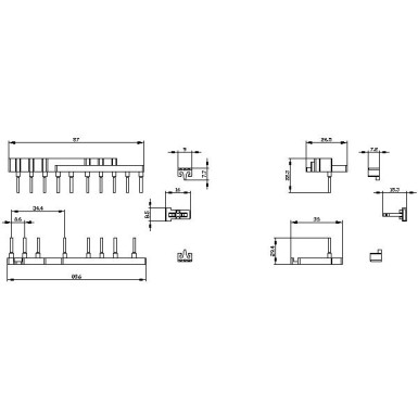 3RA2913-2AA1 - Wiring kit for screw terminal Electrical and mechanical Including mechanical interlocking for revers - Siemens - Wiring kit for screw terminal Electrical and mechanical Including mechanical interlocking for revers - Siemens - 2