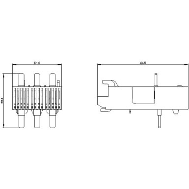 3RA2931-1AA00 - Link module Electrical and mechanical for 3RV2.3 and 3RT2.3. and soft starter 3RW303/3RW403 (individ - Siemens - Link module Electrical and mechanical for 3RV2.3 and 3RT2.3. and soft starter 3RW303/3RW403 (individ - Siemens - 1