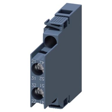 3RH2911-1DA02 - Auxiliary switch lateral, 2 NC Current path 1 NC, 1 NC for 3RH and 3RT screw terminal R: 21/22, 31/3 - Siemens - Auxiliary switch lateral, 2 NC Current path 1 NC, 1 NC for 3RH and 3RT screw terminal R: 21/22, 31/3 - Siemens - 4