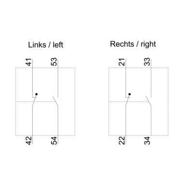 3RH2911-1DA11 - Auxiliary switch lateral, 1 NO + 1 NC Current path 1 NC, 1 NO for 3RH and 3RT screw terminal R: 21/2 - Siemens - Auxiliary switch lateral, 1 NO + 1 NC Current path 1 NC, 1 NO for 3RH and 3RT screw terminal R: 21/2 - Siemens - 1