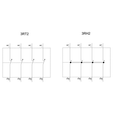 3RH2911-1FA04 - Auxiliary switch on the front, 4 NC Current path 1 NC, 1 NC, 1 NC, 1 NC for 3RH and 3RT screw termin - Siemens - Auxiliary switch on the front, 4 NC Current path 1 NC, 1 NC, 1 NC, 1 NC for 3RH and 3RT screw termin - Siemens - 0