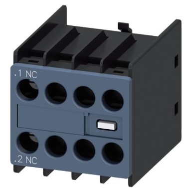 3RH2911-1HA01 - Auxiliary switch on the front, 1 NC Current path 1 NC for 3RH and 3RT screw terminal .1/.2, --/-- - Siemens - Auxiliary switch on the front, 1 NC Current path 1 NC for 3RH and 3RT screw terminal .1/.2, --/-- - Siemens - 3