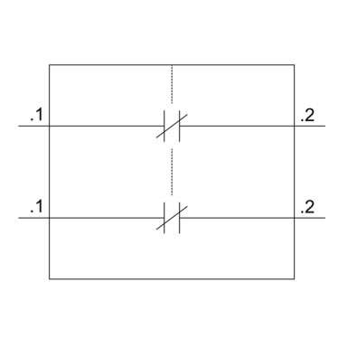 3RH2911-1HA02 - Auxiliary switch on the front, 2 NC Current path 1 NC, 1 NC for 3RH and 3RT screw terminal .1/.2, .1 - Siemens - Auxiliary switch on the front, 2 NC Current path 1 NC, 1 NC for 3RH and 3RT screw terminal .1/.2, .1 - Siemens - 2