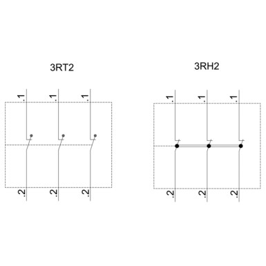 3RH2911-1HA03 - Auxiliary switch on the front, 3 NC Current path 1 NC, 1 NC, 1 NC for 3RH and 3RT screw terminal .1/ - Siemens - Auxiliary switch on the front, 3 NC Current path 1 NC, 1 NC, 1 NC for 3RH and 3RT screw terminal .1/ - Siemens - 1